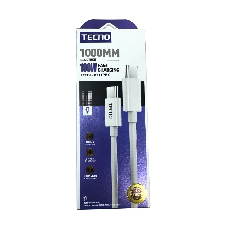 [CAB-51] VN CABLE TECNO TIPO C- TIPO C (CARGA RAPIDA)