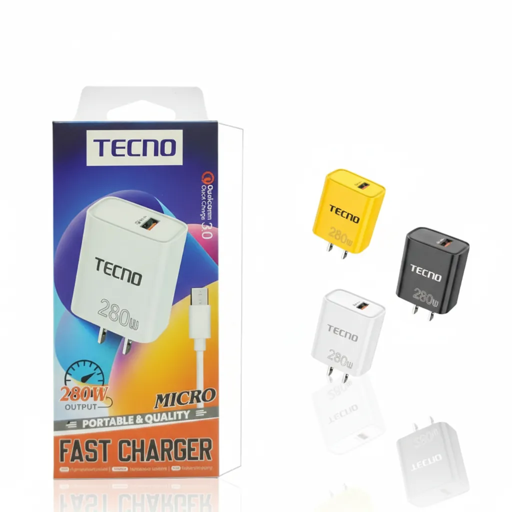 VN CARGADOR TECNO 280W TIPO MICRO