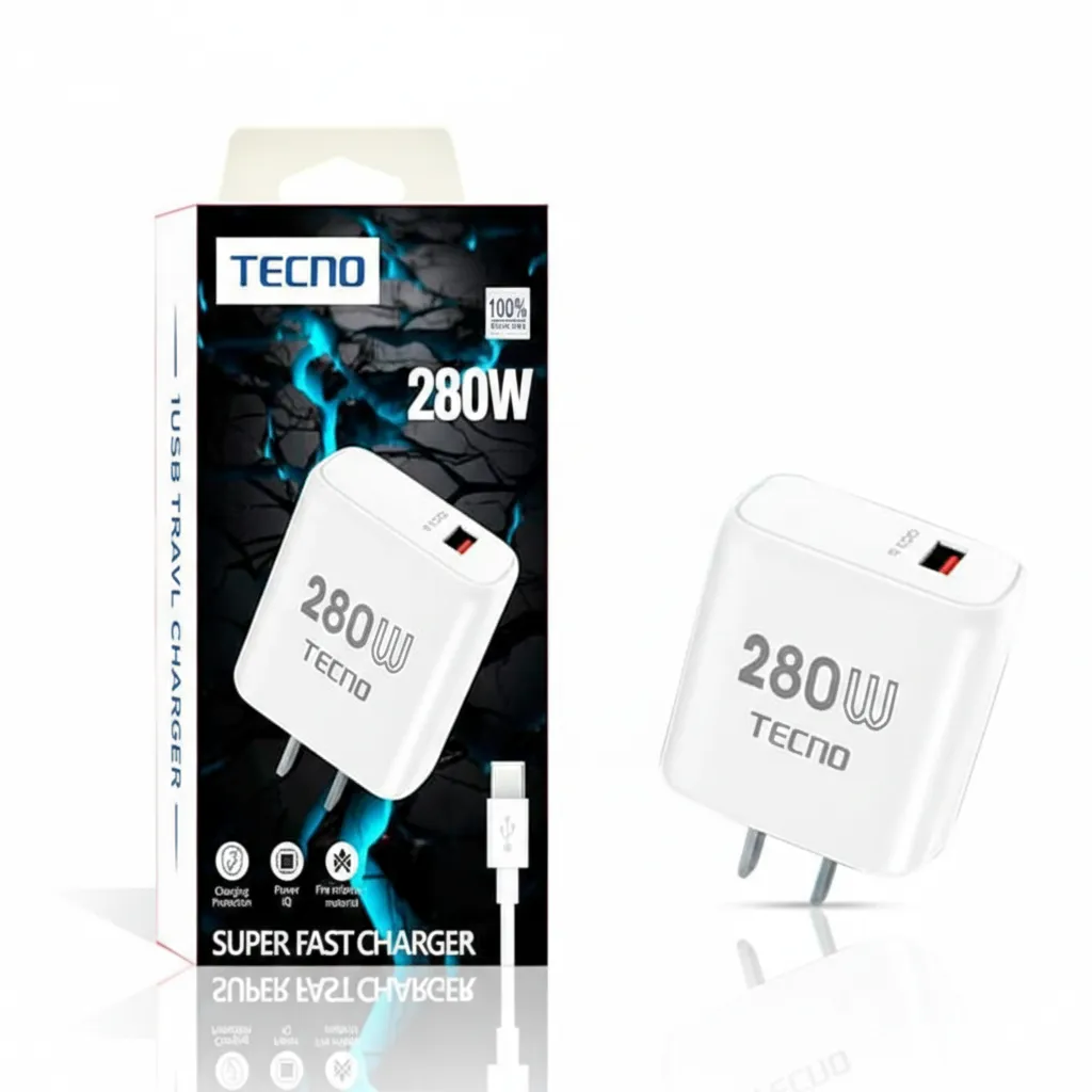 VN CARGADOR FAST TECNO 280W TIPO MICRO