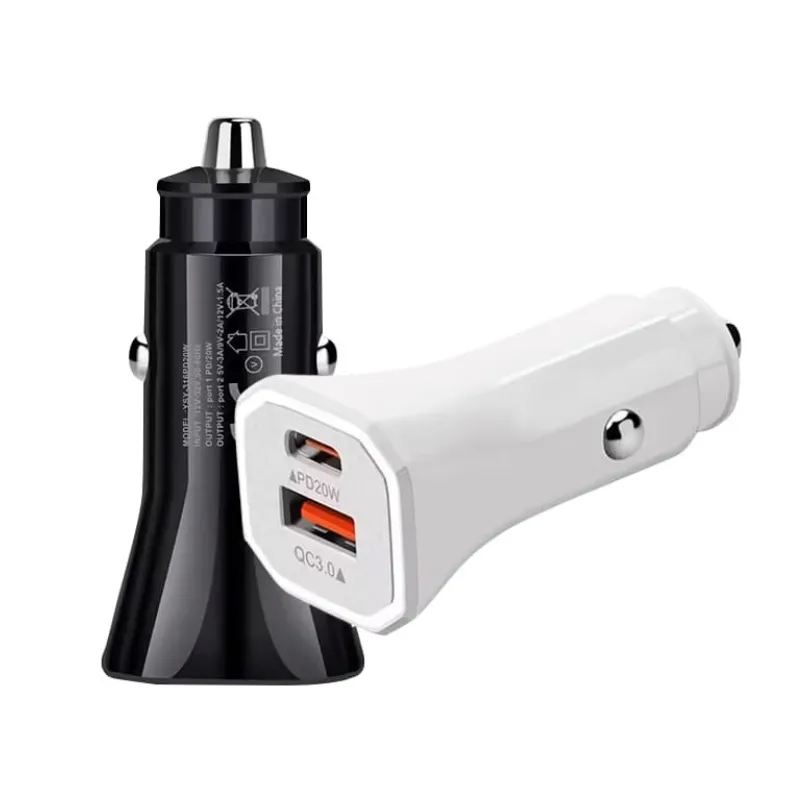 VN CARGADOR PARA CARRO WKN-703 20w DOBLE ENTRADA