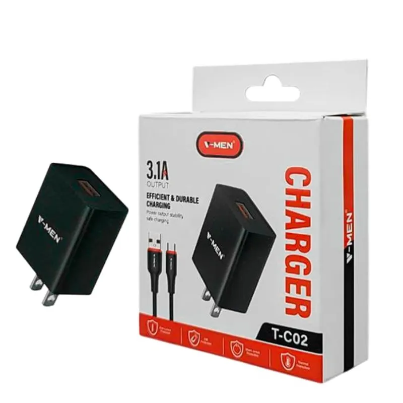 INV1 CARGADOR V-MEN TIPO C T-C02