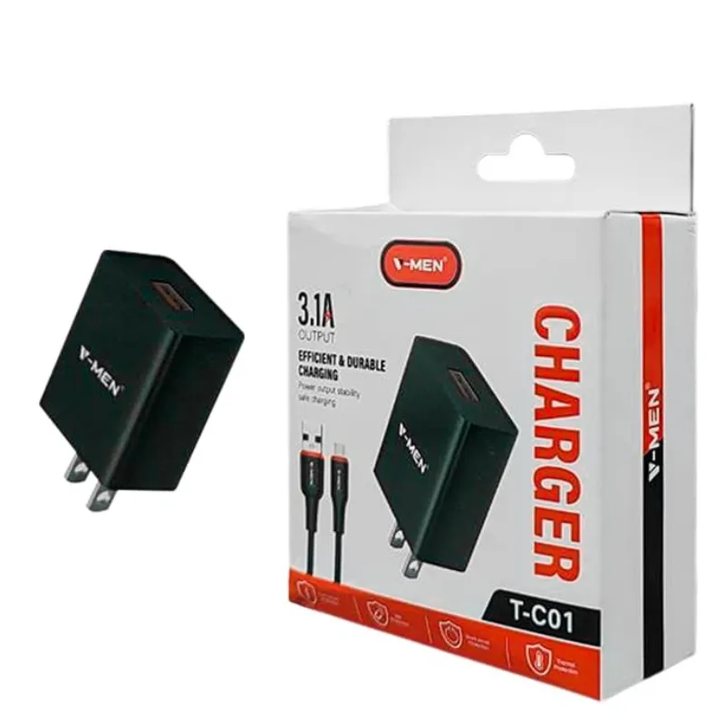 [CAR-87] INV1 CARGADOR V-MEN TIPO MICRO T-C01