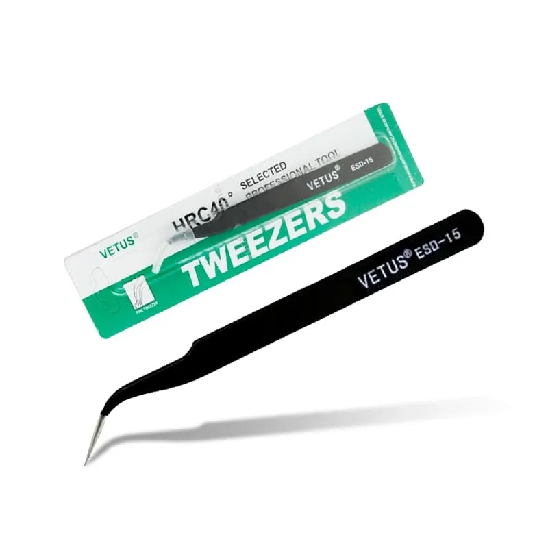 VN PINZA ANTIESTATICA CURVA