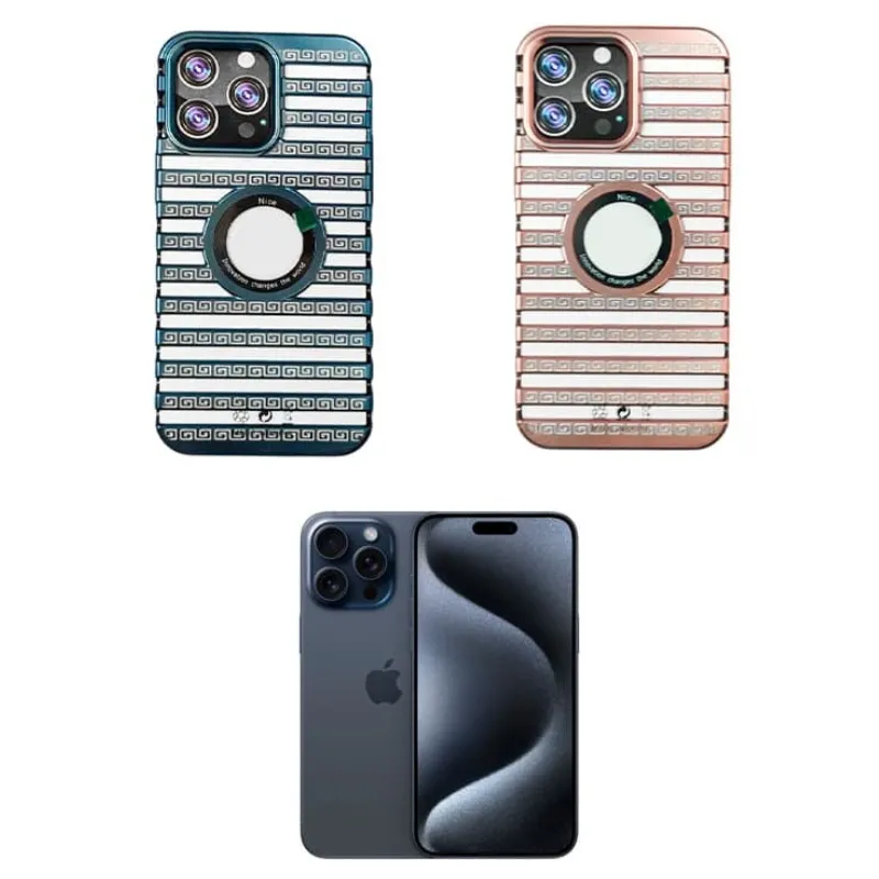 VN F. EFECTO METALICO IP 15 PRO MAX