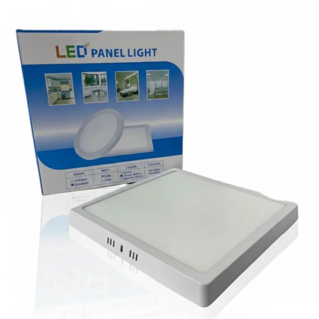 VN PANEL SIMPLE CUADRADO 12W 6500K