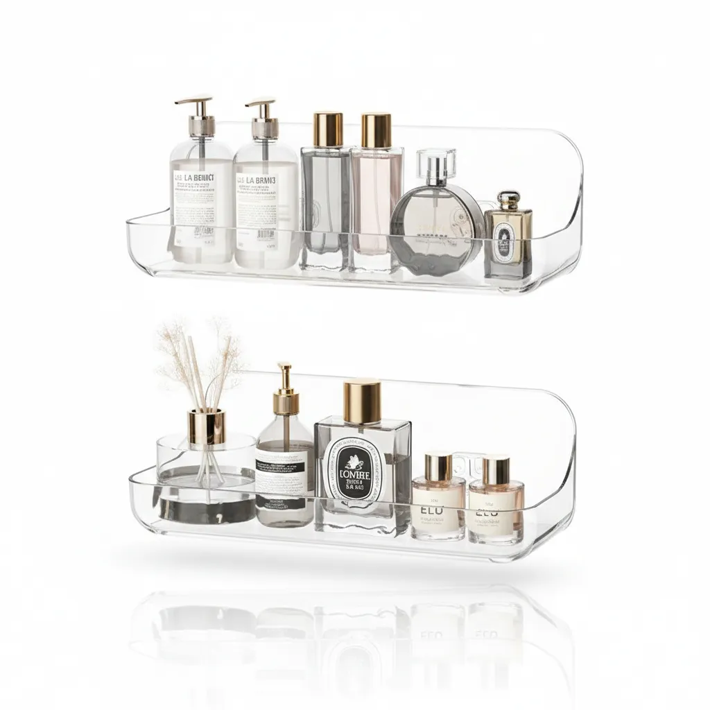 ORGANIZADOR DE BAÑO CRISTAL