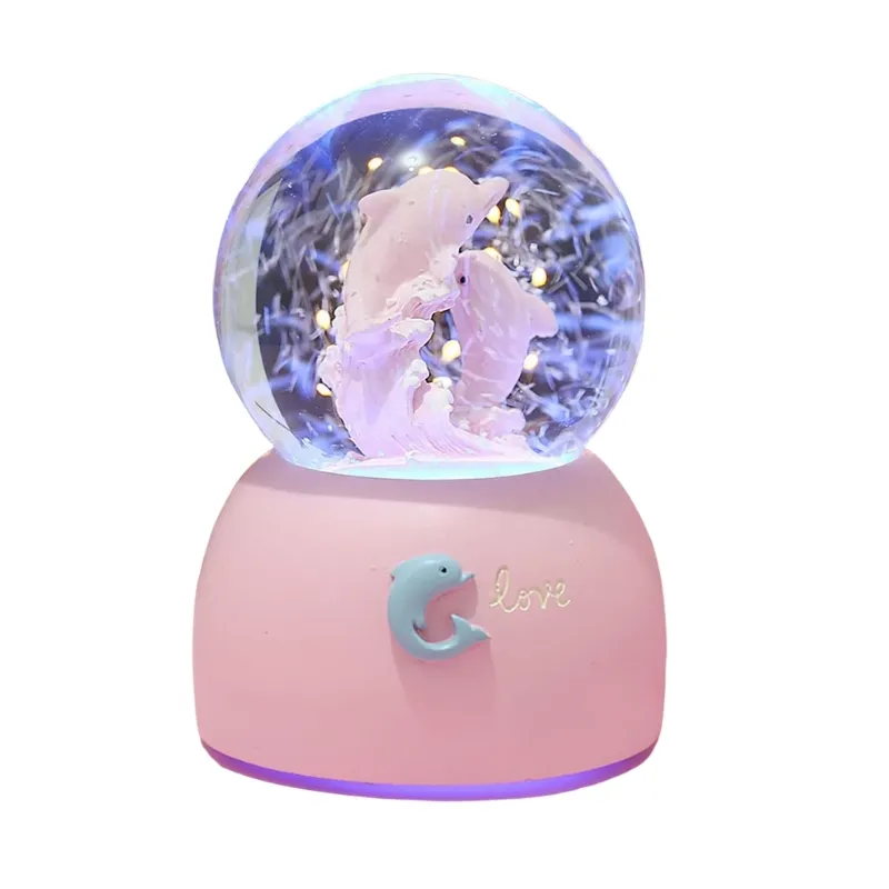 VN BOLA DE CRISTAL DISEÑO DE DELFIN 4075D