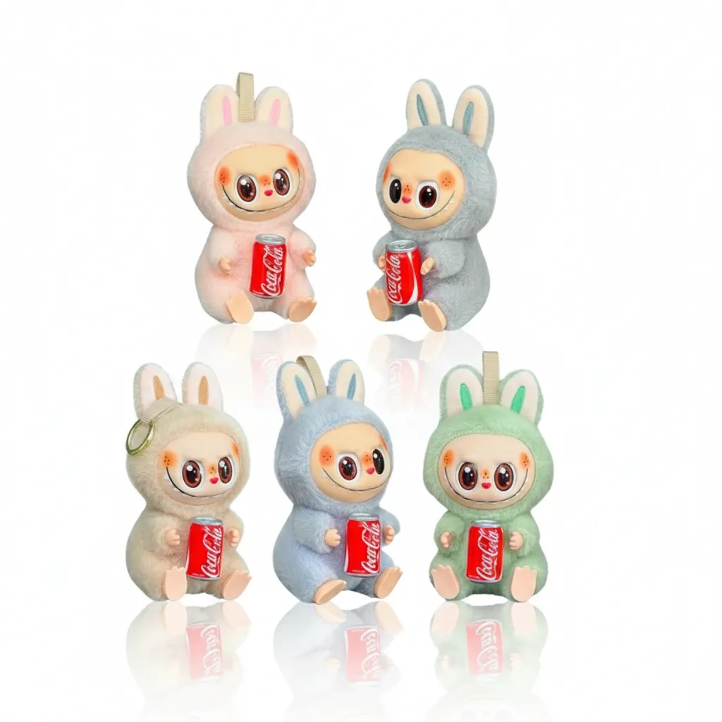 VN PELUCHE LABUBU COCA COLA 17CM