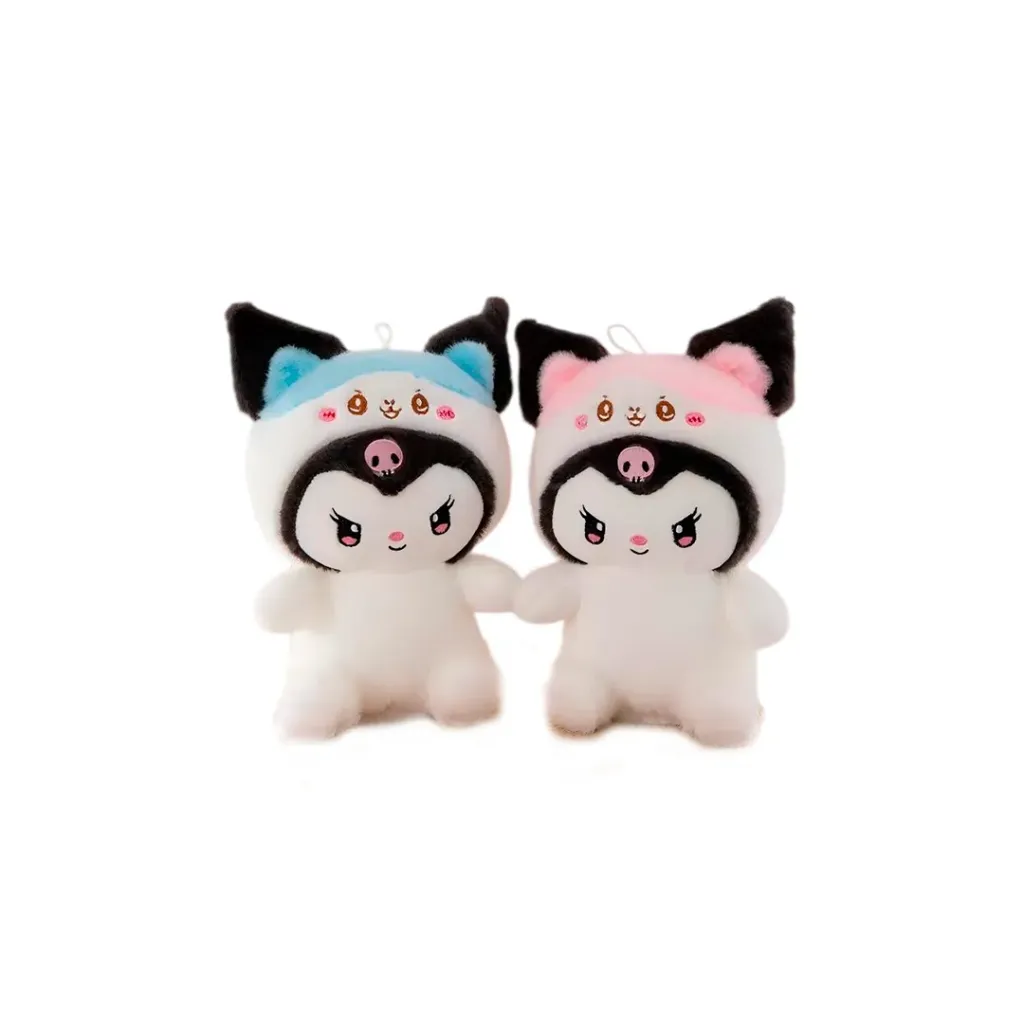 PELUCHE KUROMI ABRIGADO 8 PULGADAS