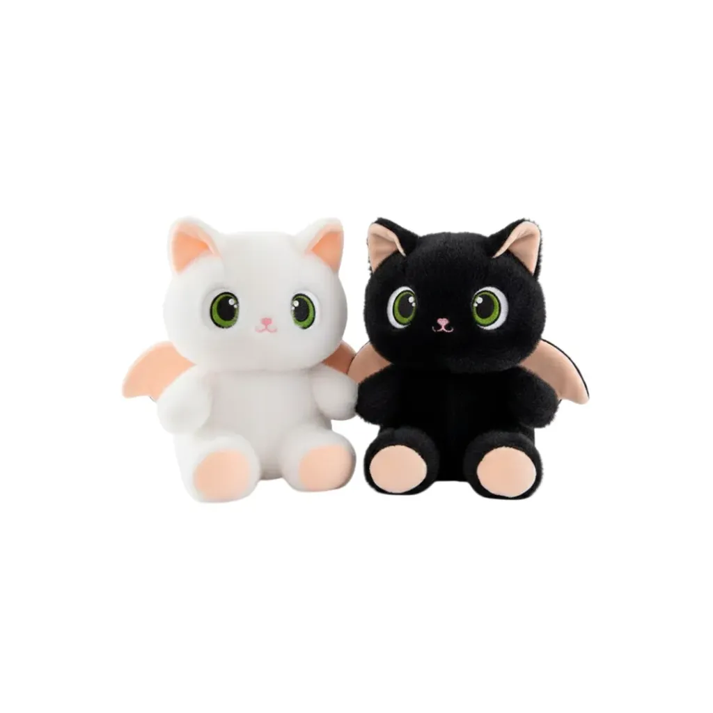 PELUCHE GATO CON ALAS 8 PULGADAS
