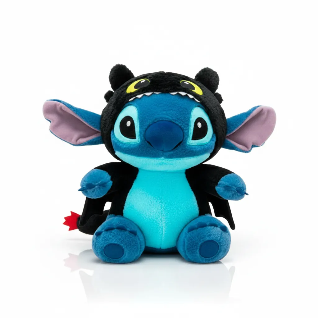 PELUCHE STITCH CON PIJAMA DE CHIMUELO 60CM