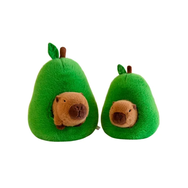 PELUCHE CAPIBARA EN AGUACATE 55CM