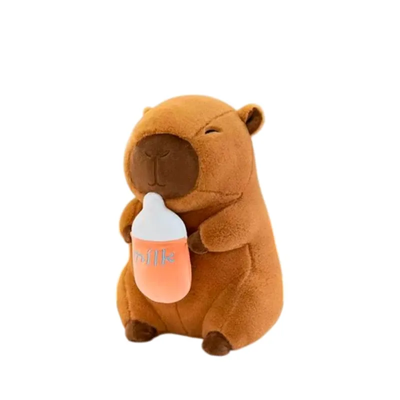VN PELUCHE CAPIBARA CON BIBERON 40CM