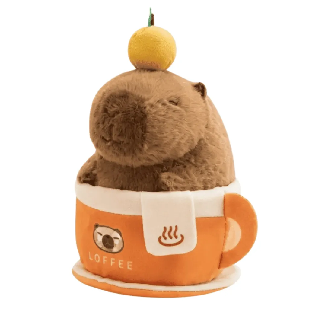 VN PELUCHE DE CAPIBARA EN TAZA 45CM