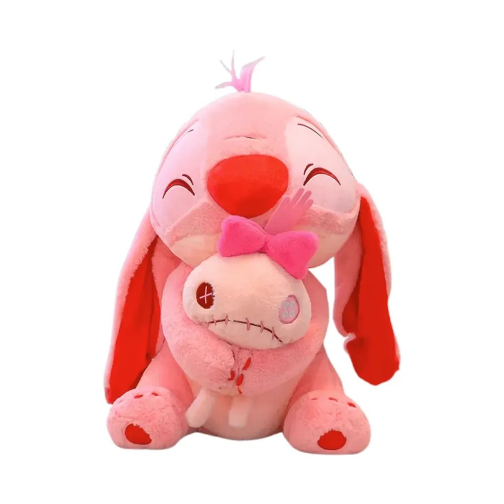 VN PELUCHE STITC ROSA CON TRAPOS 25CM