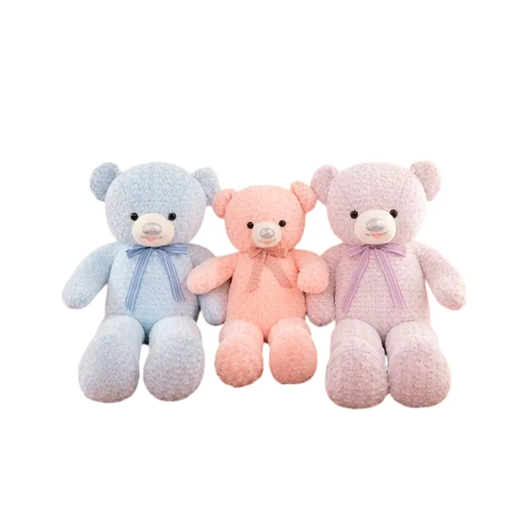 PELUCHE DE OSO CON LAZO LISO 125CM