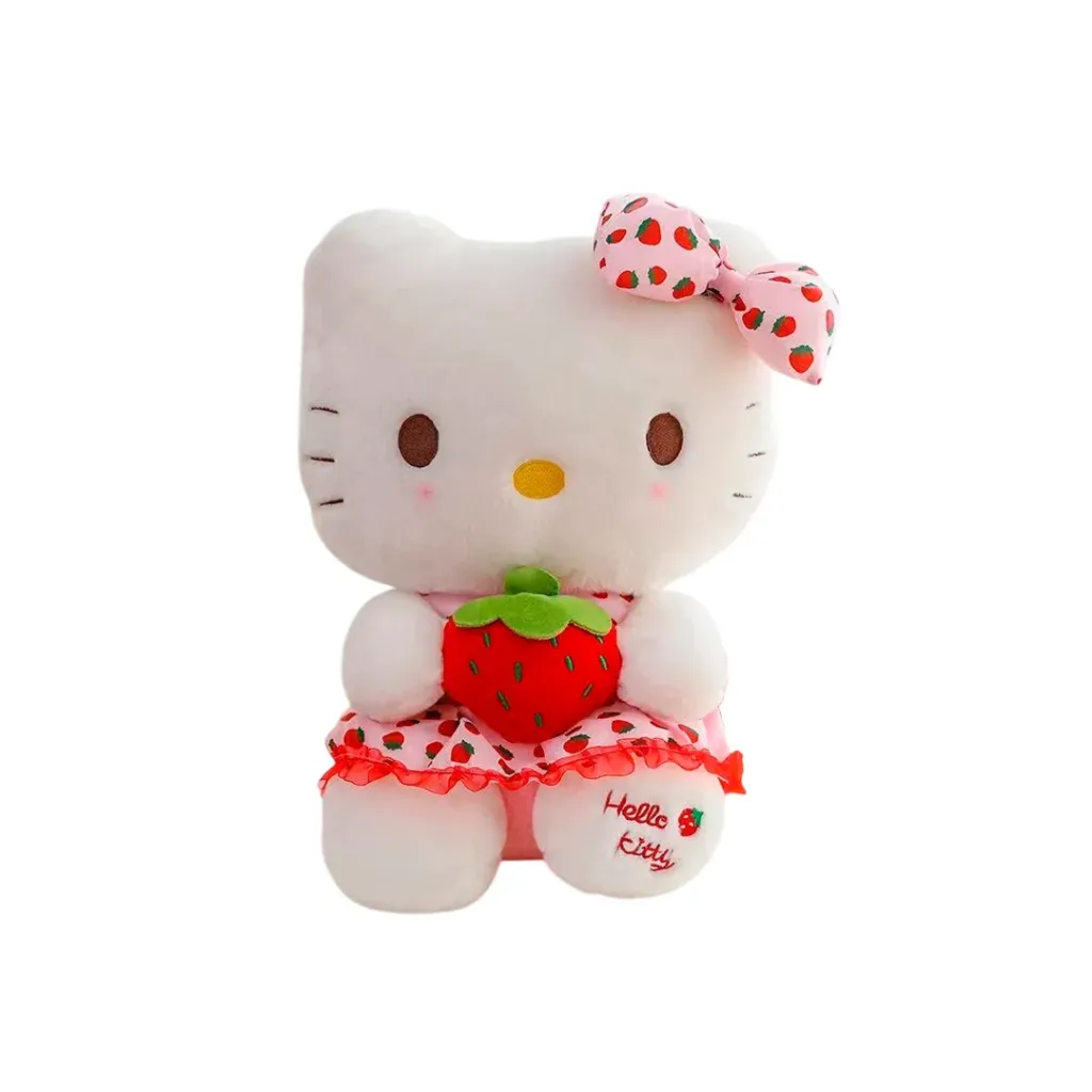PELUCHE DE HELLO KITTY CON FRESA 45CM