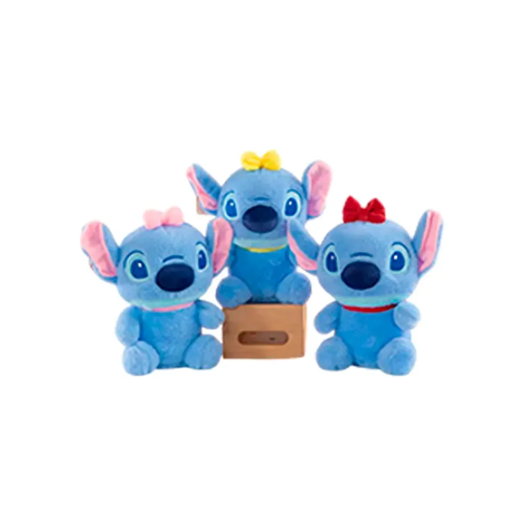 PELUCHE DE STITCH CON LAZO 8 PULGADAS